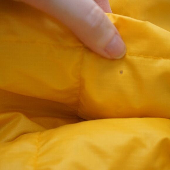 Vintage '90S Polo Ralph Lauren Bright Yellow Puffer Down Feather Winter Jacket L - Picture 13 of 15